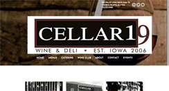 Desktop Screenshot of cellar19.com